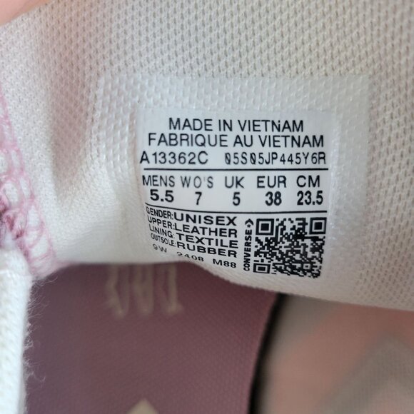 ⭐Converse Run Star Trainer Ox Sz 7 Women Casual Shoes Suede Sneaker Pink A13362C - Picture 14 of 14